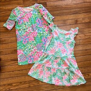 Lilly Pulitzer Floral Dresses Set of 2